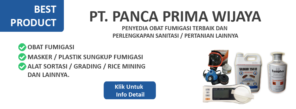 produk fumigasi dan alat sortasi dan grading